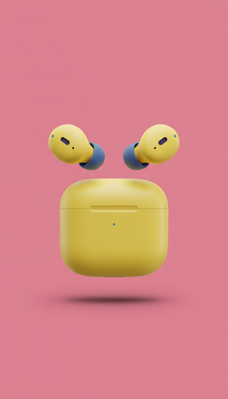 Auricolari tech giallo zest